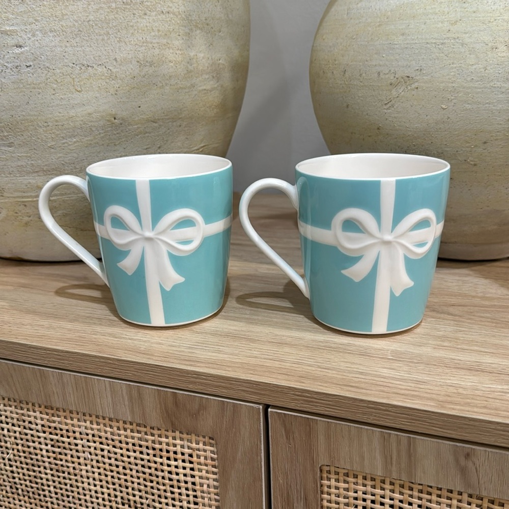 Tiffany & Co. Bow Mugs